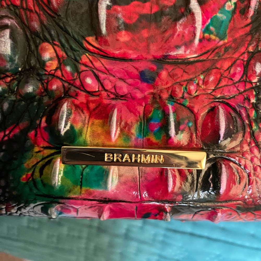 Women’s Brahmin Desire Melbourne Satchel with Matching Wallet - Picture 8 of 12
